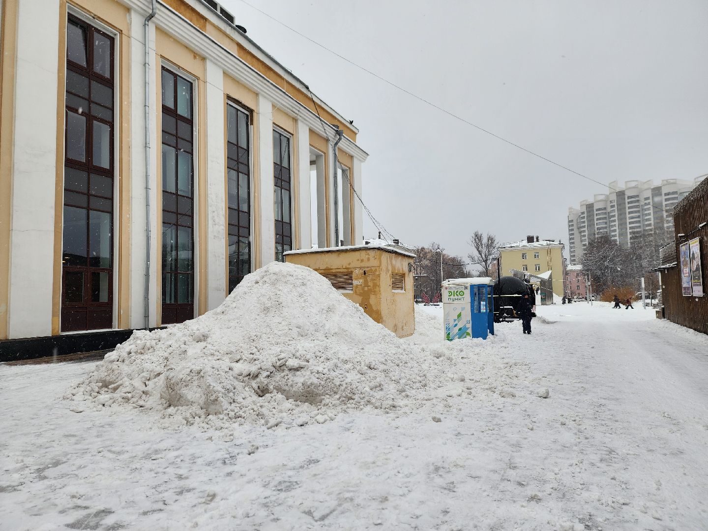 королёв, горзеленхозстрой, уборка снега королев,