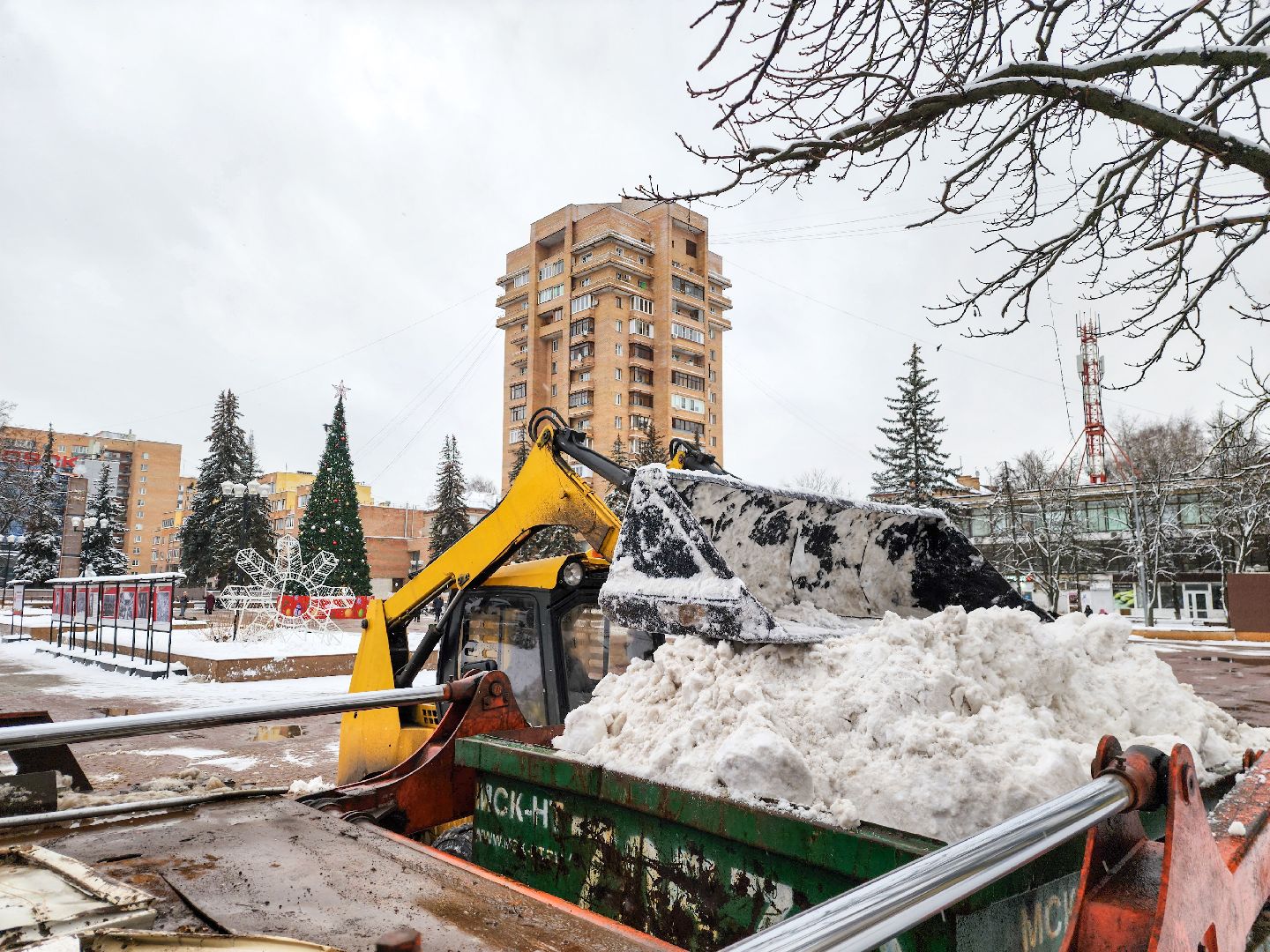 Подольск, Климовск, Уборка снега, подольский комбинат благоустройства,