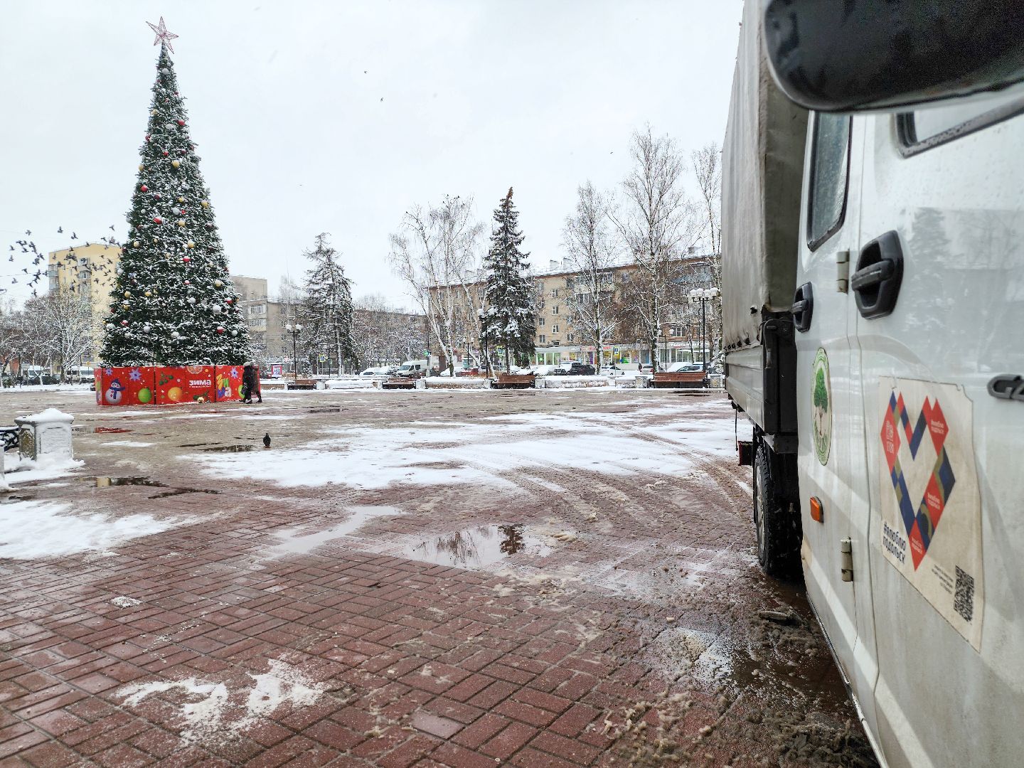 Подольск, Климовск, Уборка снега, подольский комбинат благоустройства,