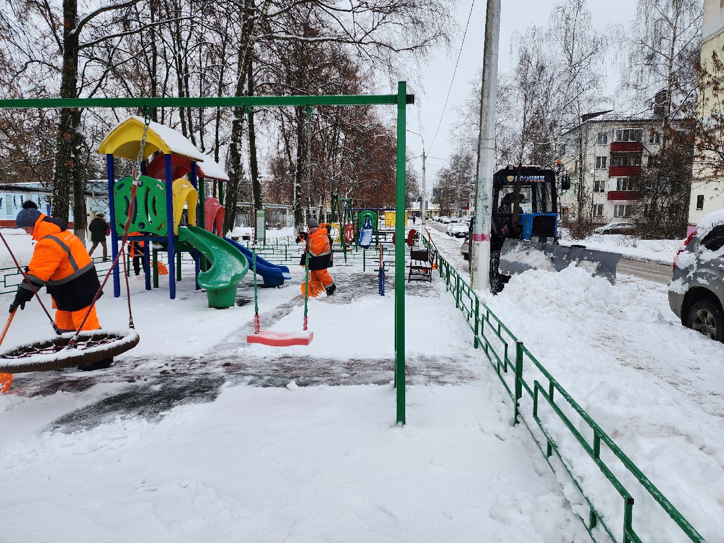 раменское, жкх, уборка улиц и дворов от снега,