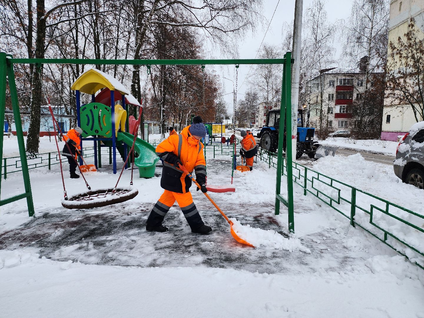 раменское, жкх, уборка улиц и дворов от снега,
