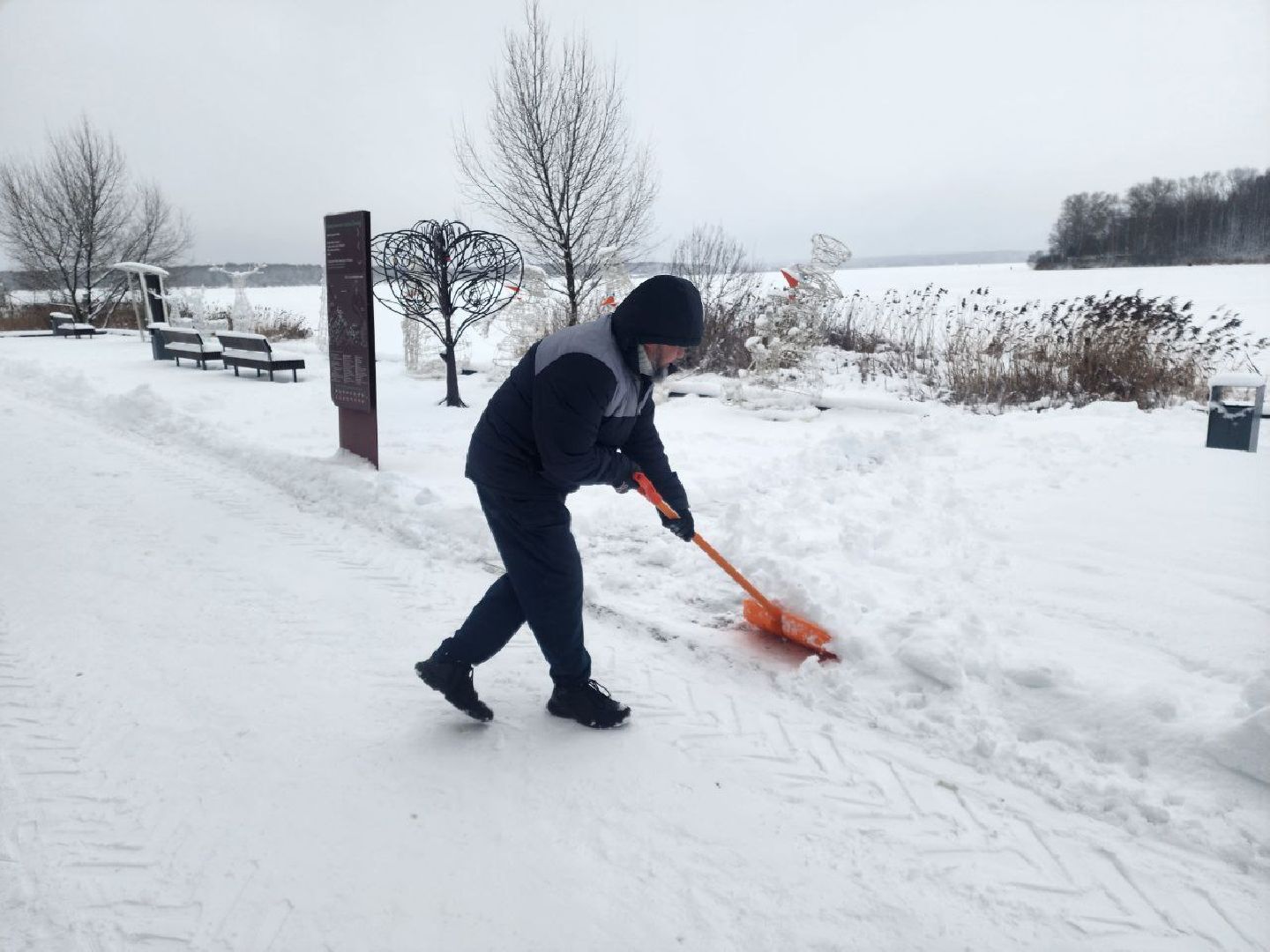 солнечногорск, зима, благоусиройство, снегопад,