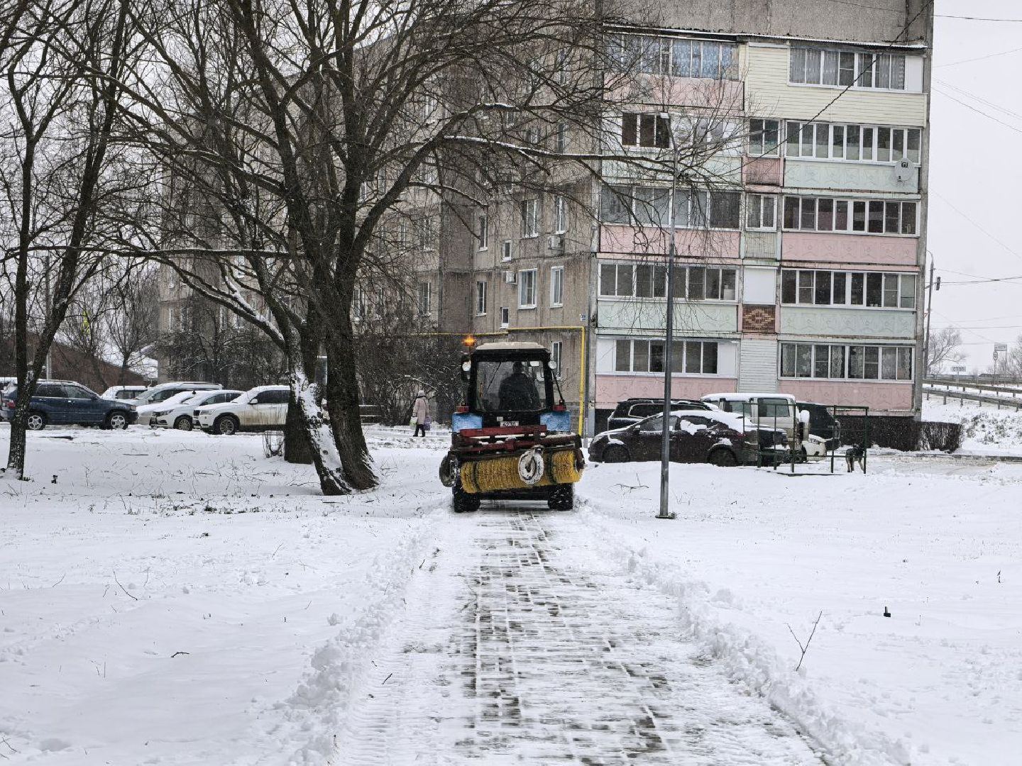 серебряные пруды, снегопад, мбу бдх,