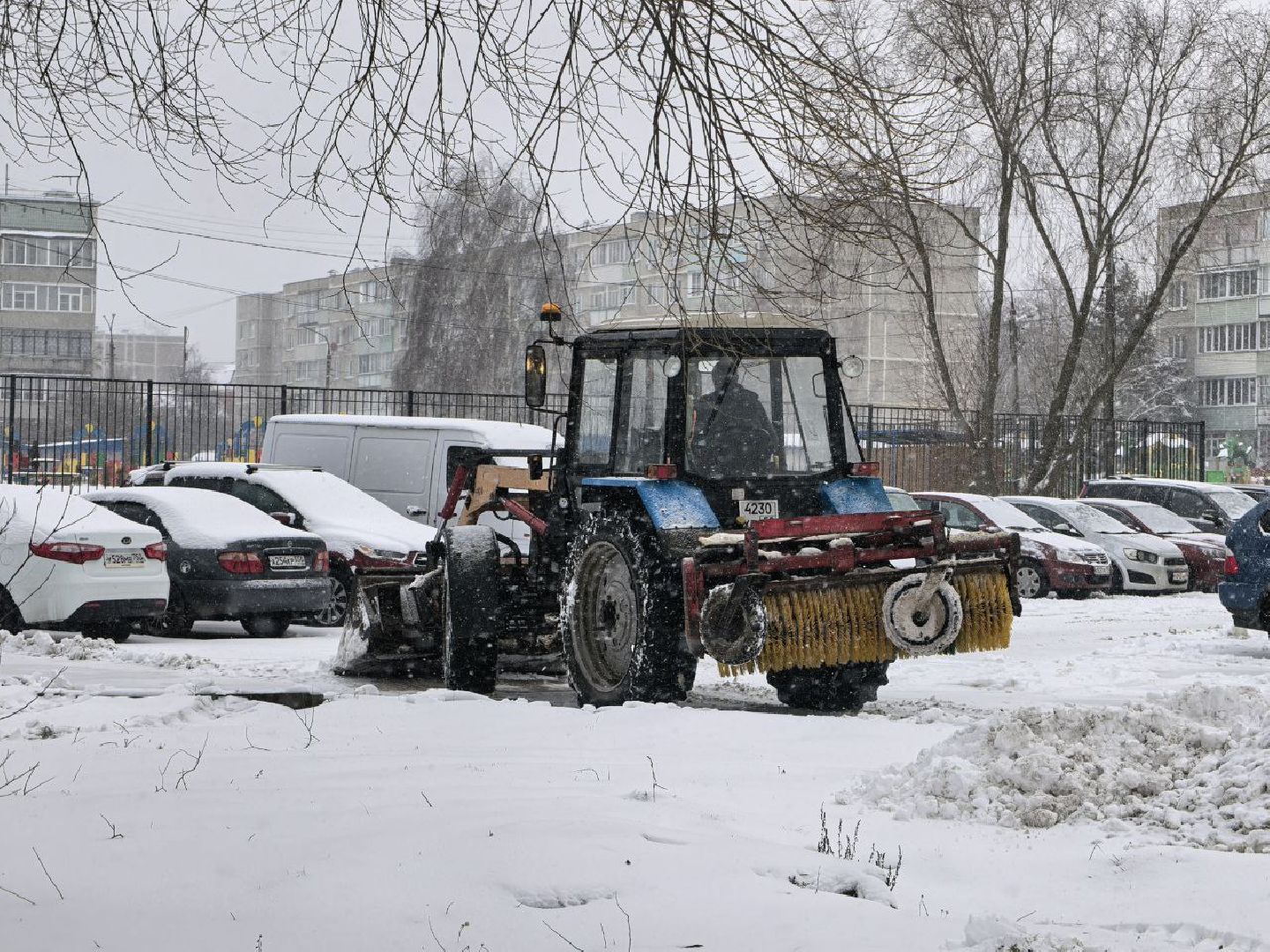 серебряные пруды, снегопад, мбу бдх,