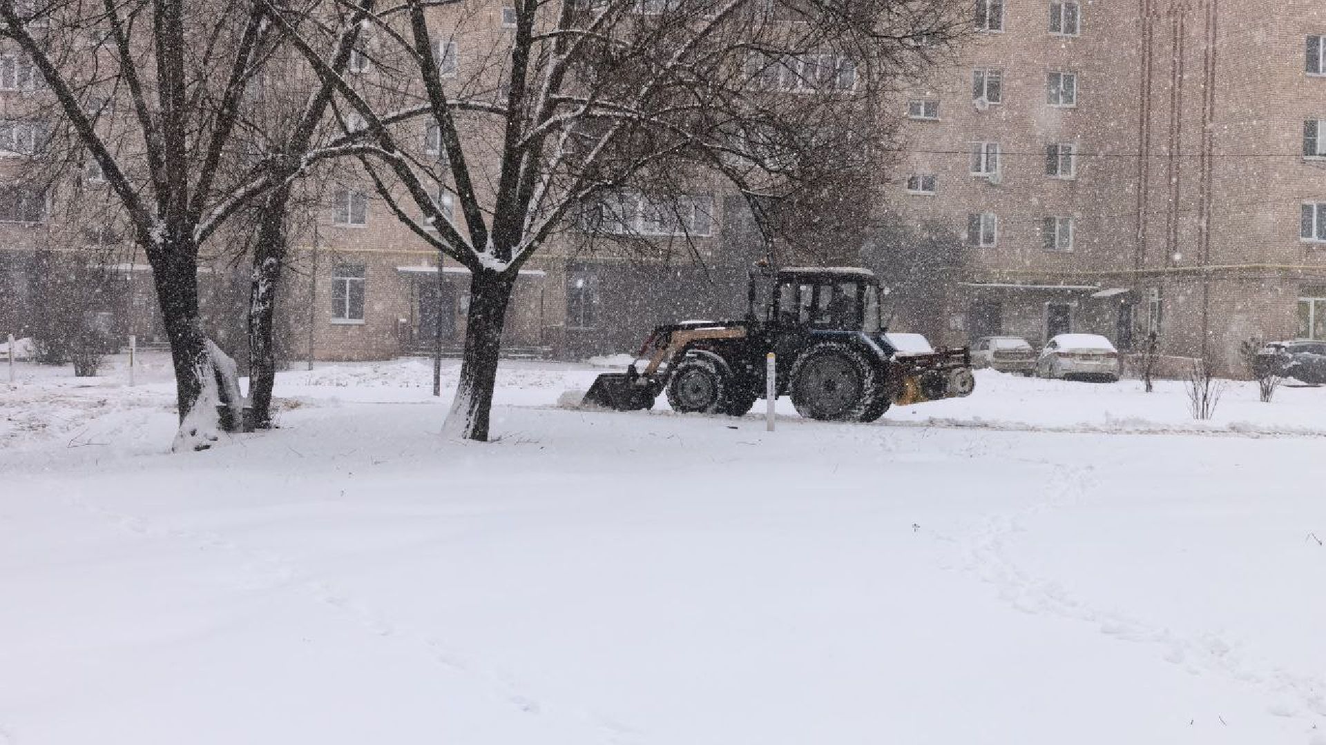 серебряные пруды, снегопад, мбу бдх,