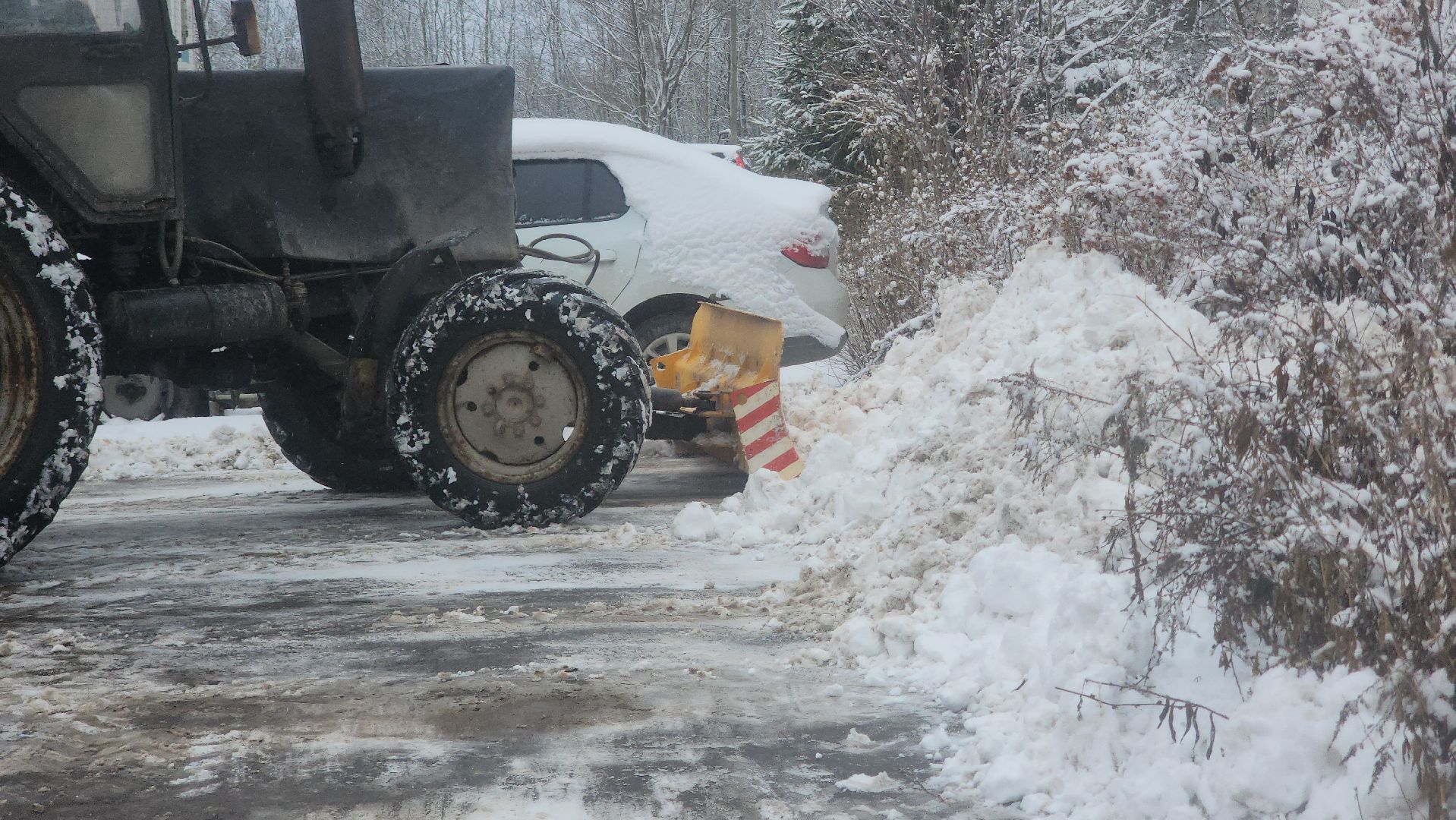 Павловский Посад , Уборка, Снег,