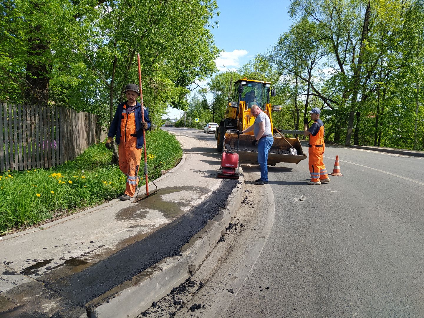 Ямочный ремонт, дороги, асфальт
