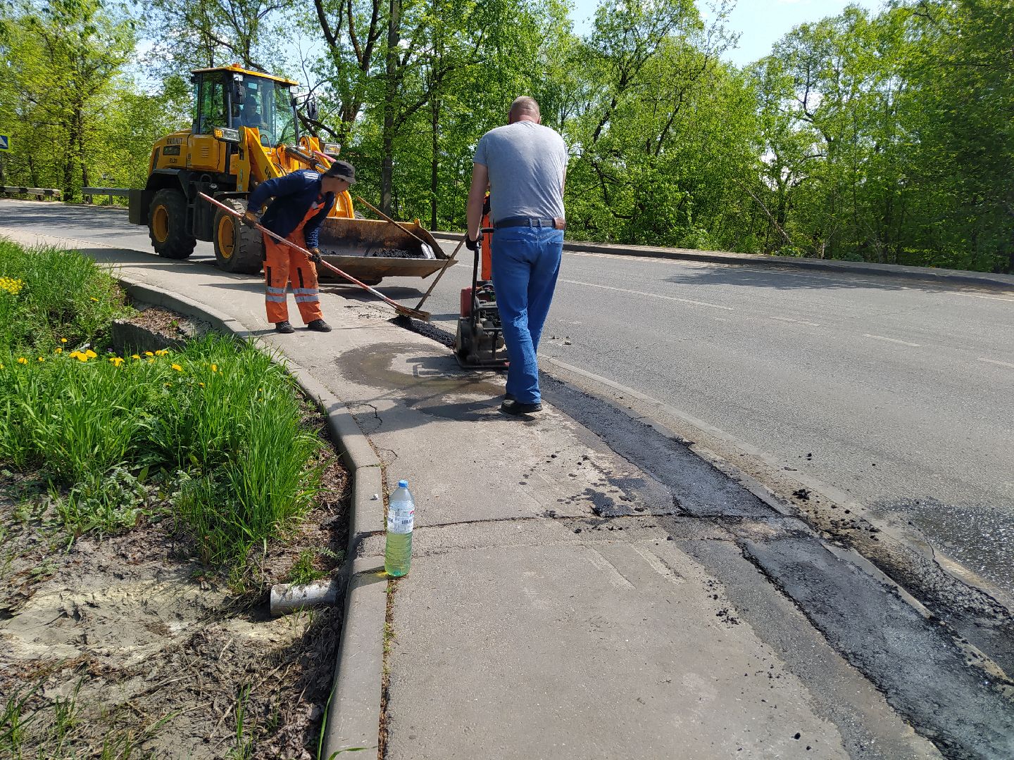 Ямочный ремонт, дороги, асфальт