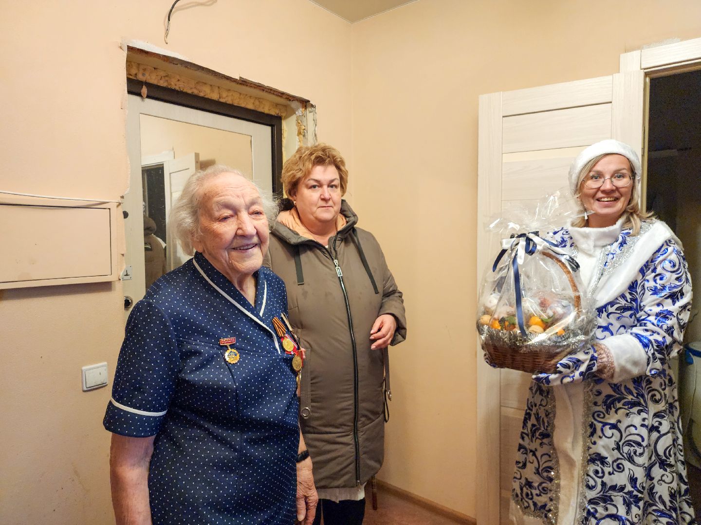 Подольск, ветераны великой отечественной войны, Поздравление ветеранов вов, Поздравление с наступающим новым годом, покб,