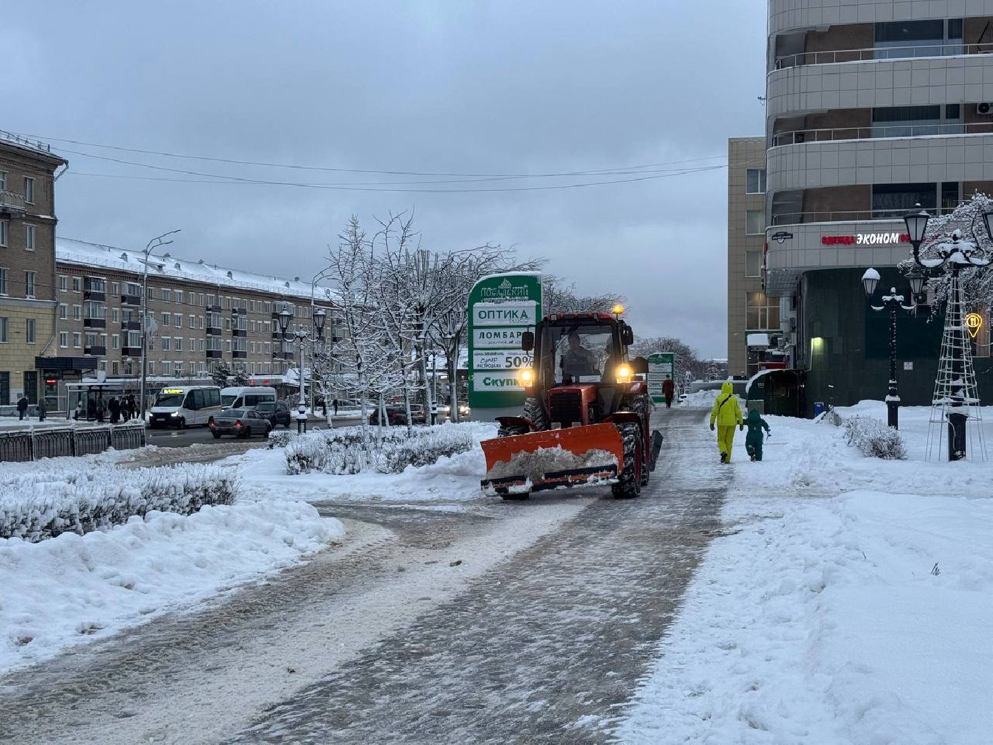 Сергиев Посад, снегопад, МЧС,