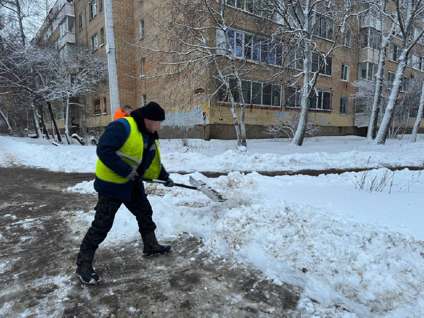 Сергиев Посад, снегопад, МЧС,