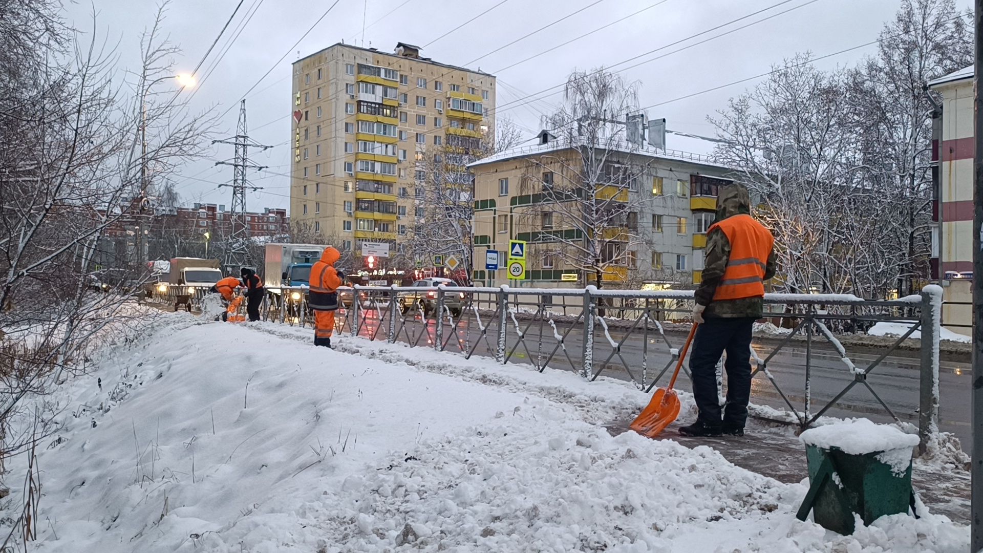 жкх, снегопад, уборка снега,