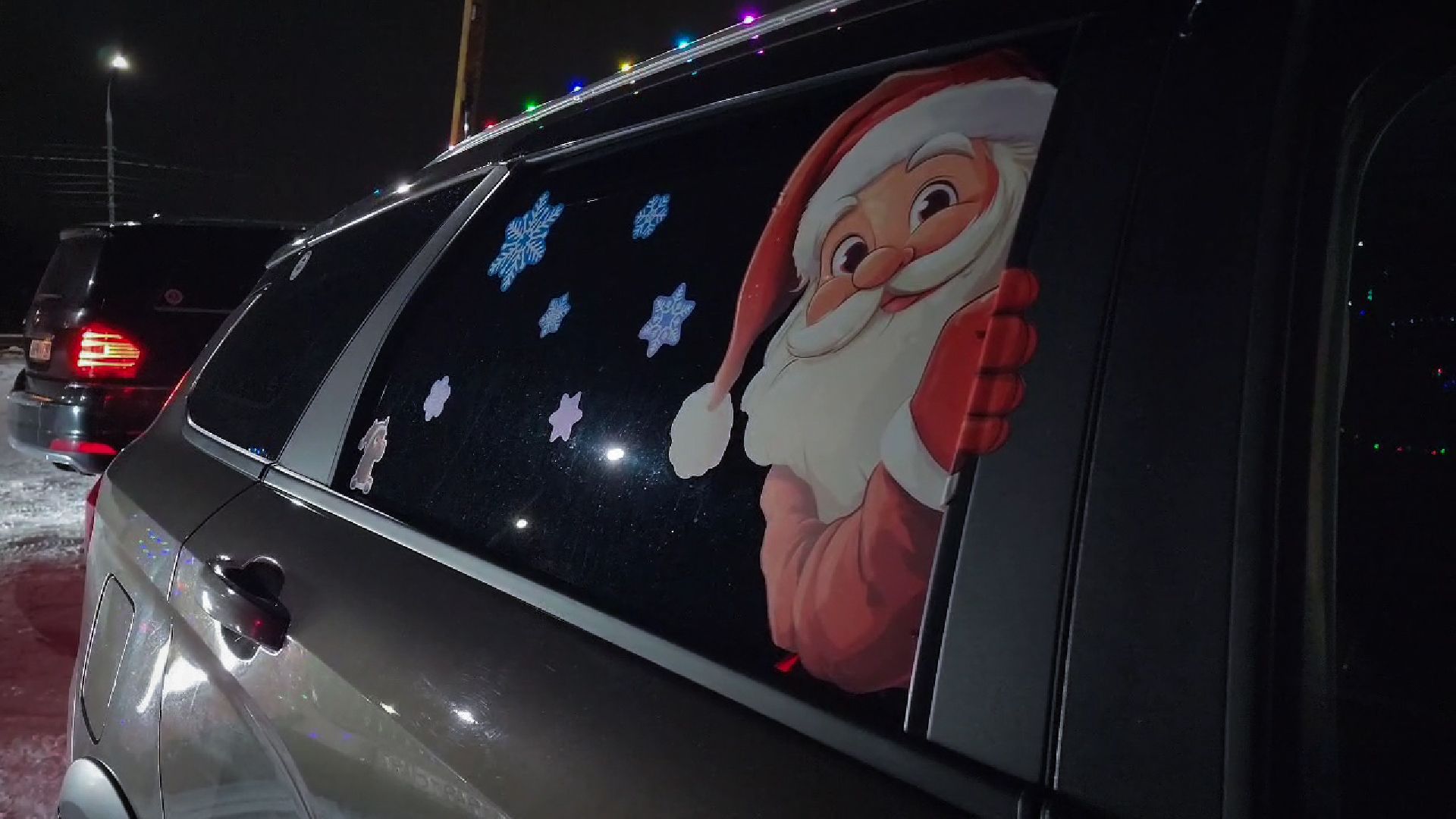 бронницы, новогодний флешмоб в бронницах, бронницкие автомобилисты,