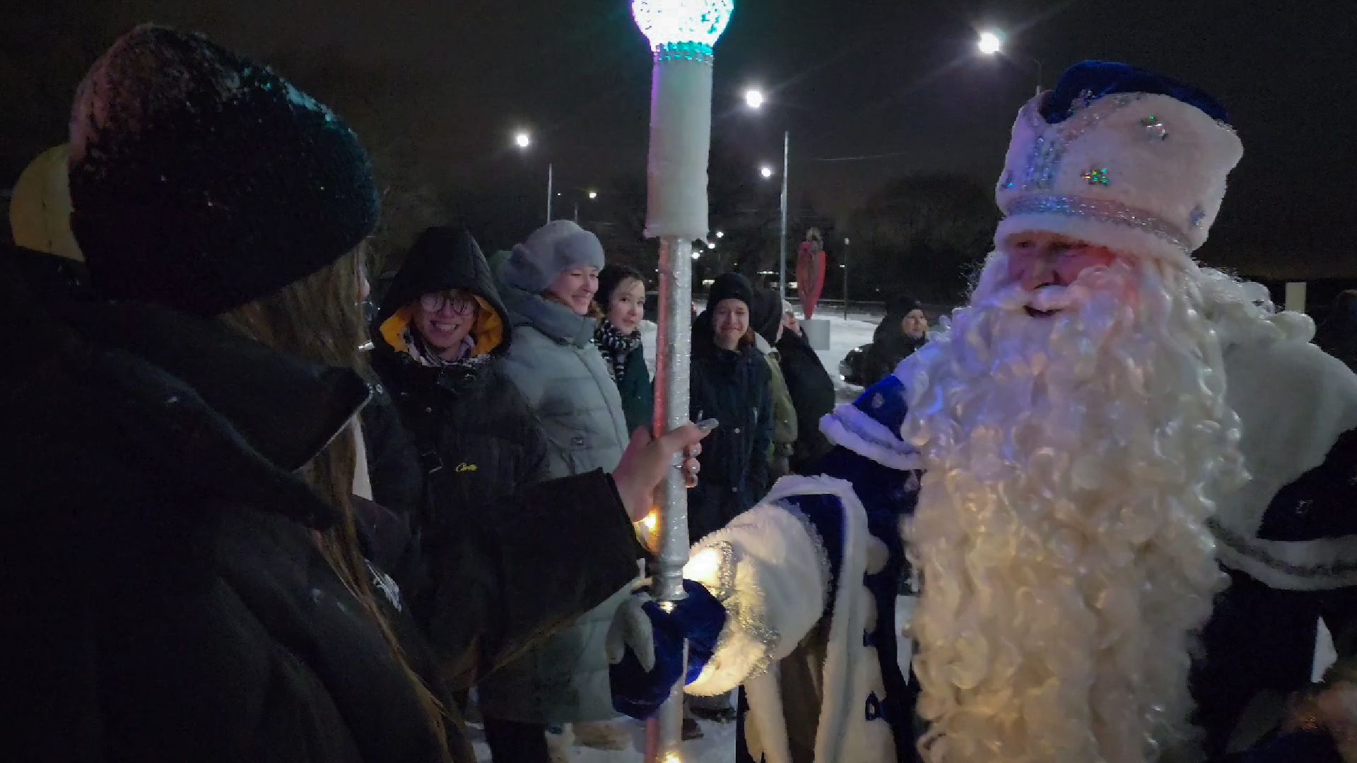 бронницы, новогодний флешмоб в бронницах, бронницкие автомобилисты,