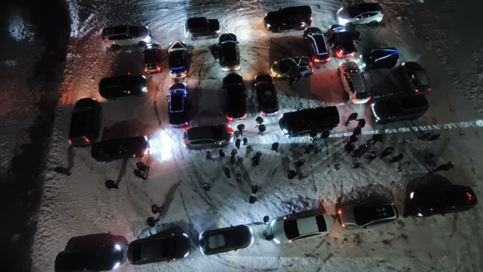 бронницы, новогодний флешмоб в бронницах, бронницкие автомобилисты,