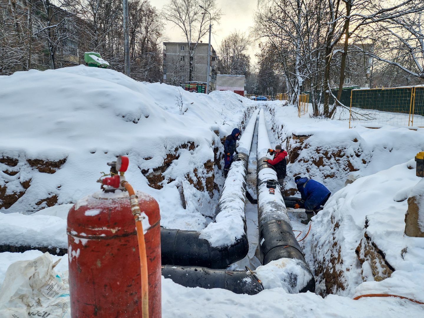 Подольск, Теплосети, Плановые работы, Отполение,тэк 2,