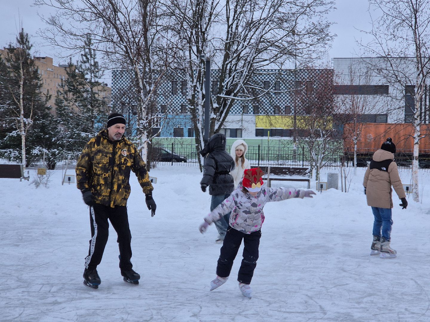 каток, парки подмосковья, орехово-зуево,