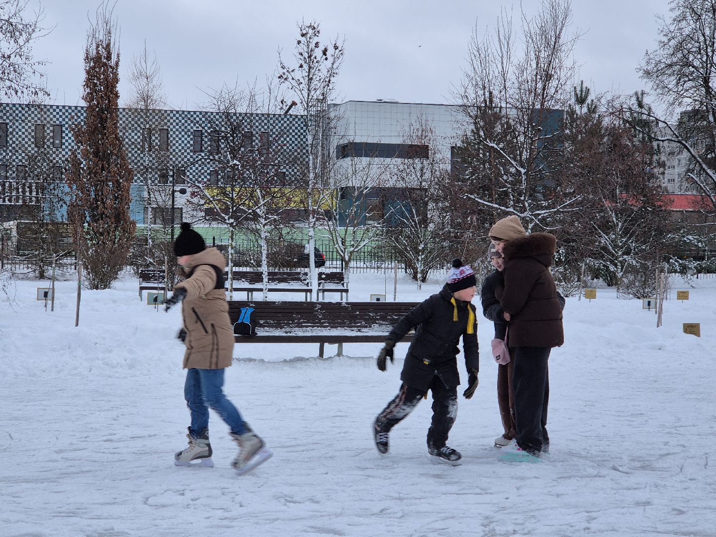 каток, парки подмосковья, орехово-зуево,