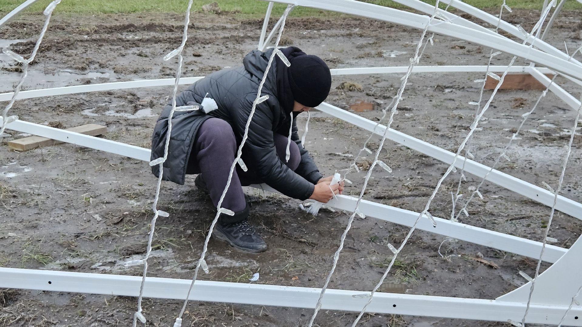 долгопрудный, мбу благоустройство, световые инсталляции, световые конструкции, ёлка, зима в подмосковье 2025, фотозона,