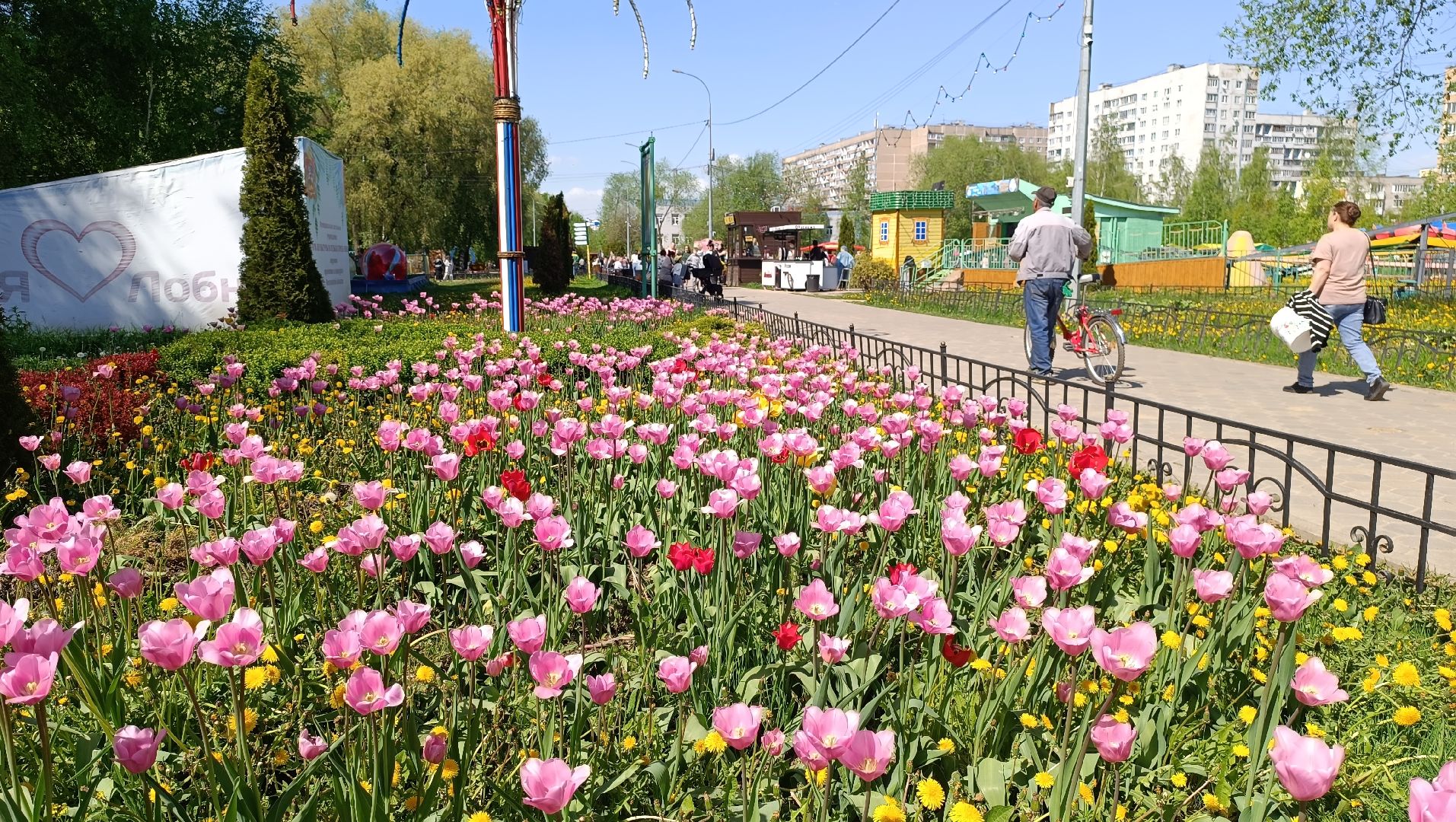 Лобня, парк, танцы