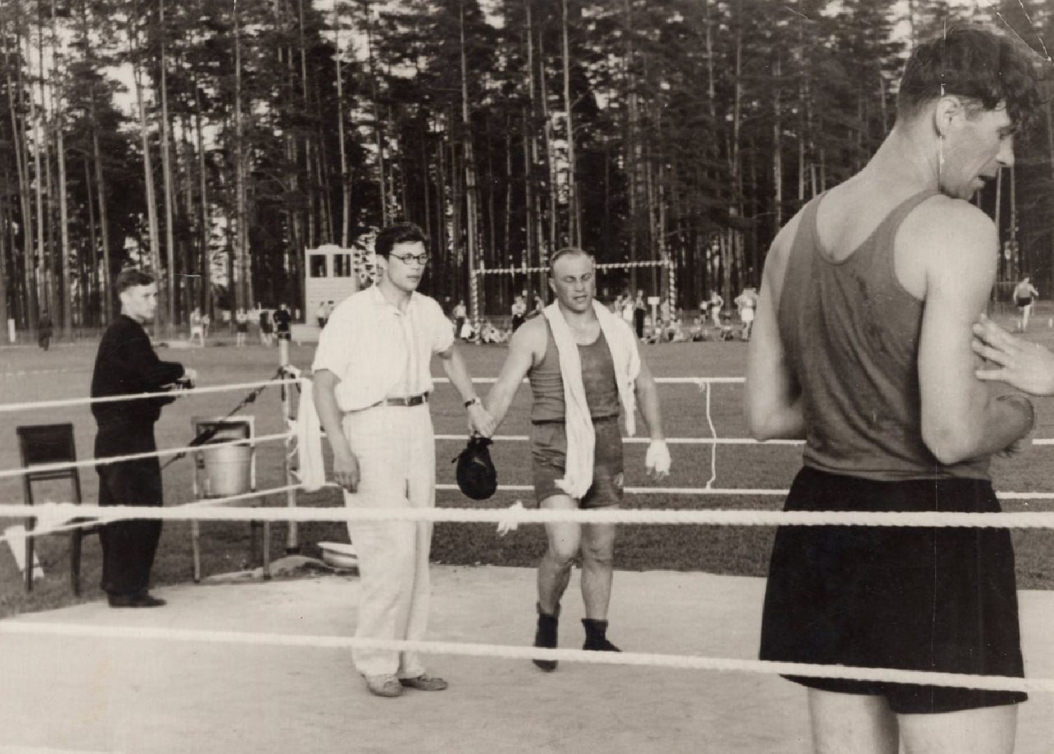 Звенигород, Лев Шпринц, тяжелая атлетика, пауэрлифтинг, силовое троеборье, спорт в Звенигороде, стадион