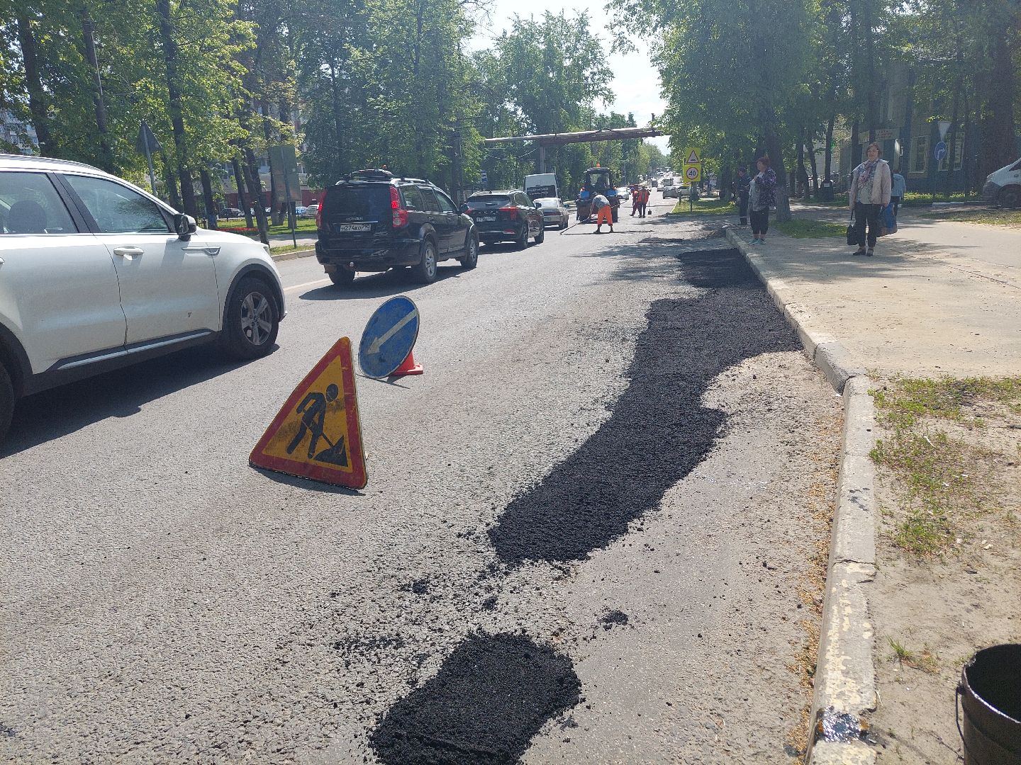 ремонт дорог, благоустройство, ямочный ремонт,