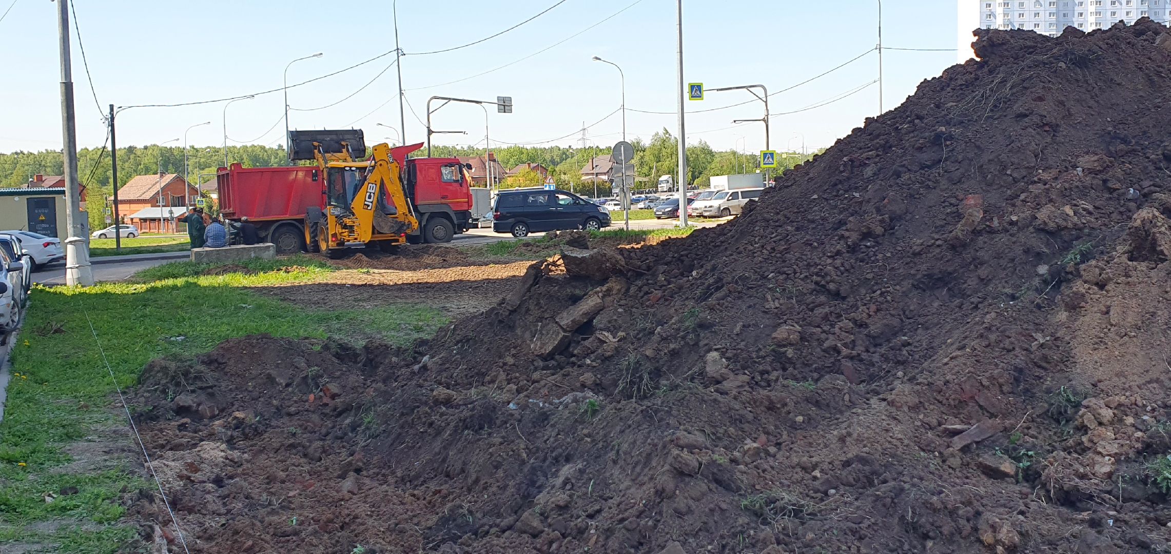 микрорайон Южный, парковки, Домодедово