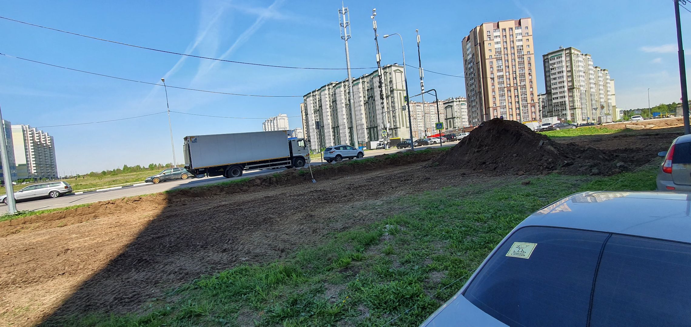 микрорайон Южный, парковки, Домодедово