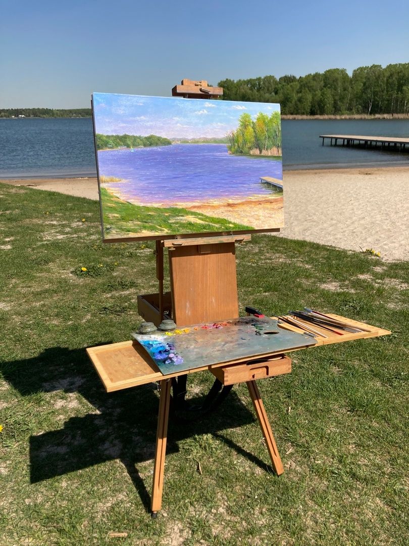 Солнечногорск, Сенеж, живопись, пейзаж, пленэр