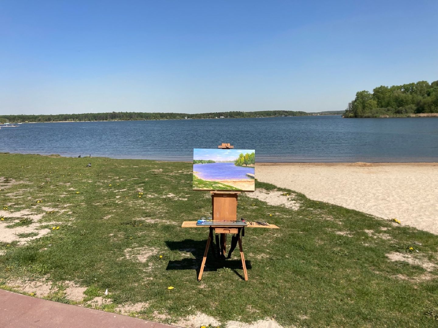 Солнечногорск, Сенеж, живопись, пейзаж, пленэр