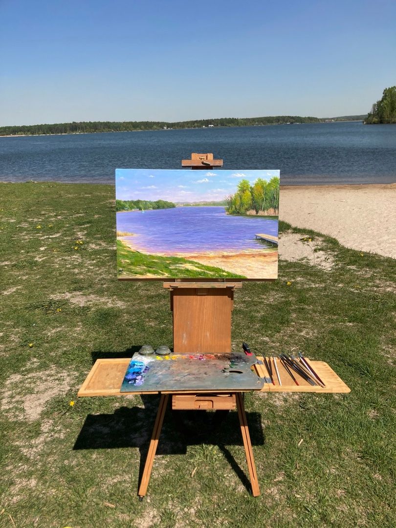 Солнечногорск, Сенеж, живопись, пейзаж, пленэр