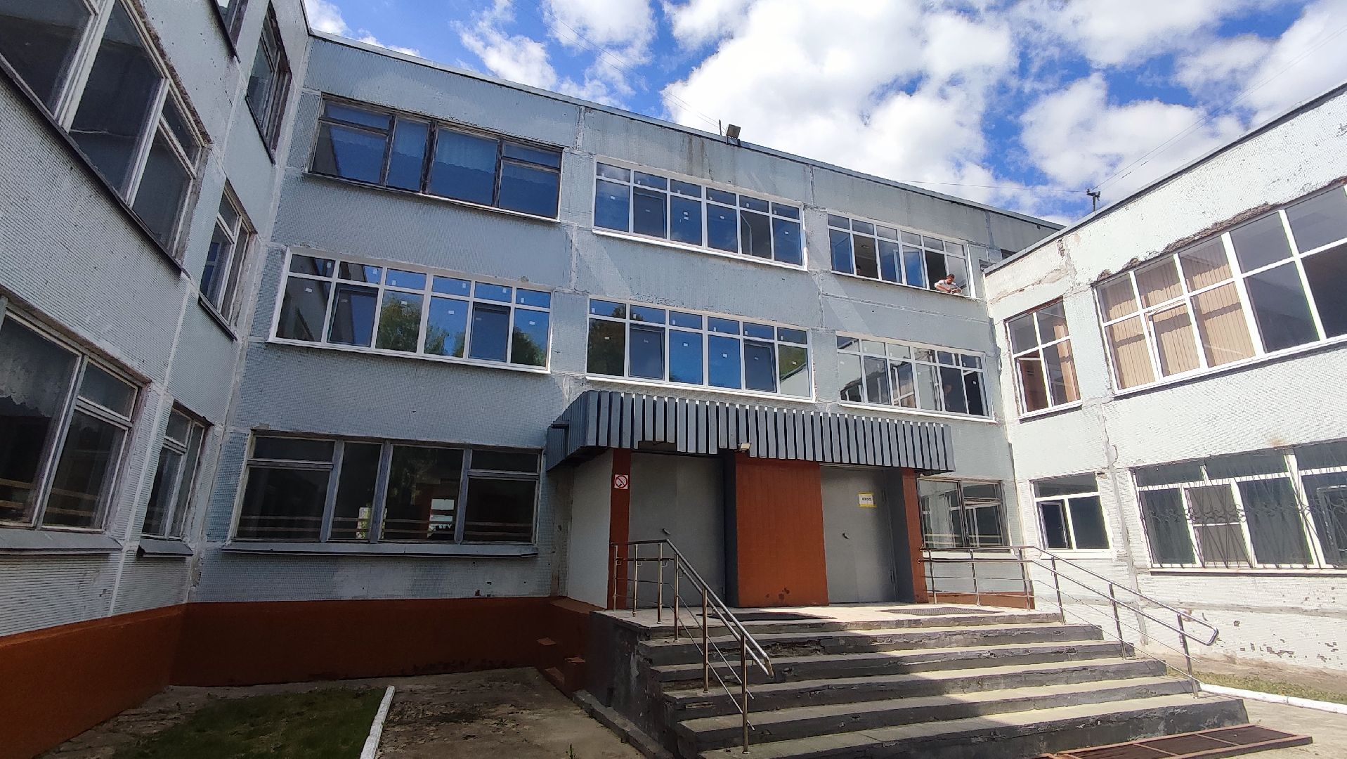 Кашира, школа, окна, ремонт