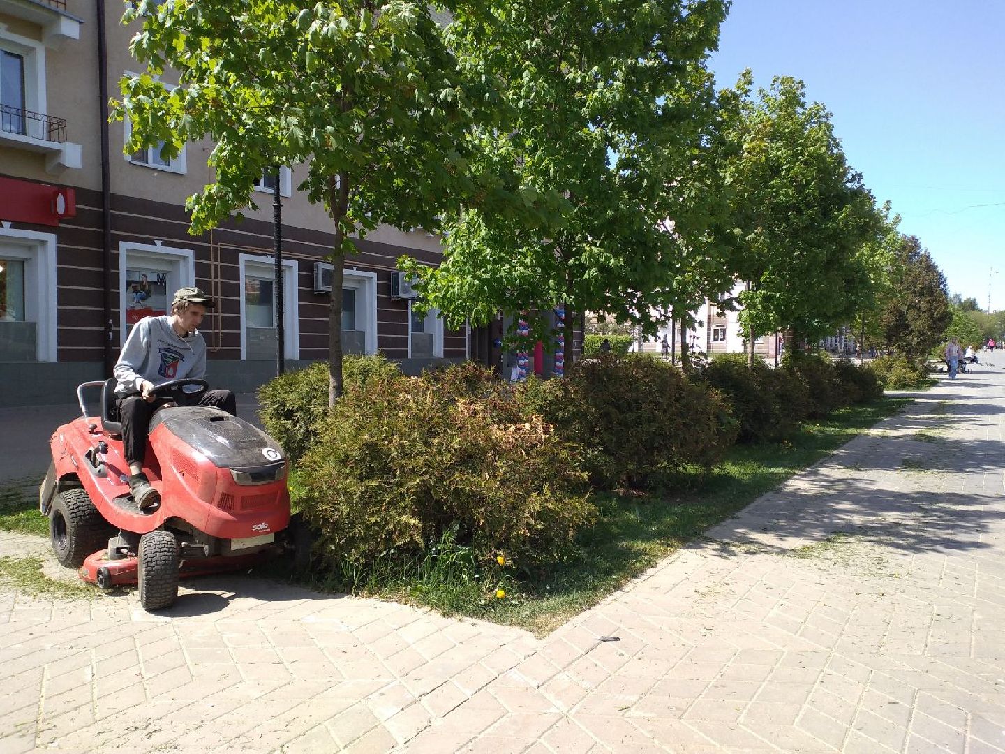 покос травы, благоустройство, Лосино-Петровский