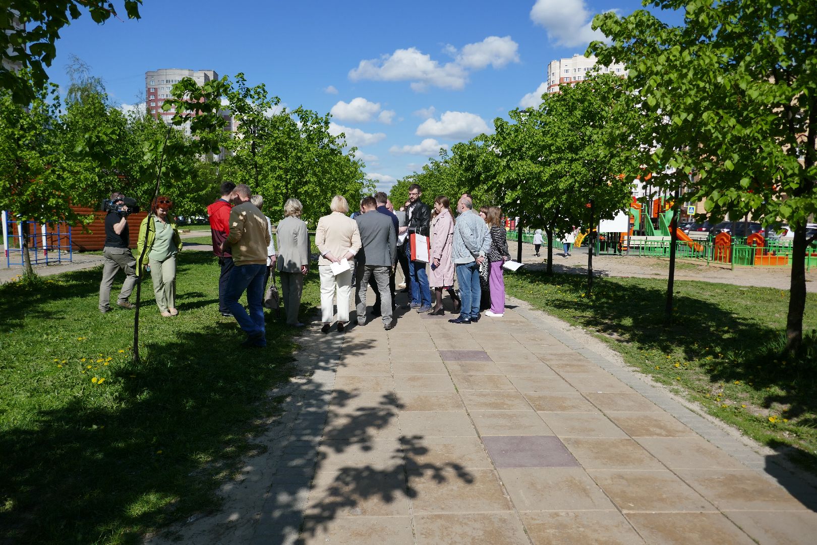 Подольск, благоустройство, бульвар Победы