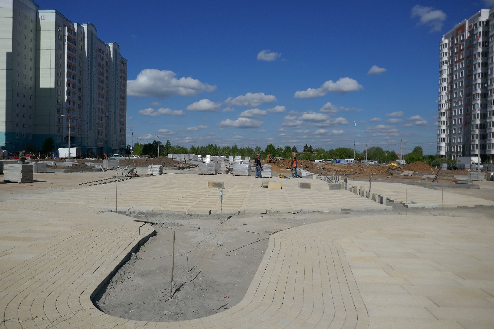 Подольск, благоустройство, бульвар Победы