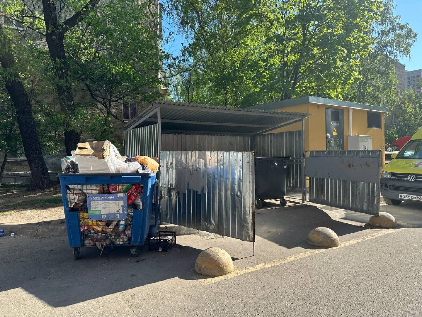 Реутов, экология, безопасность, мусор, контейнеры, площадки для мусора