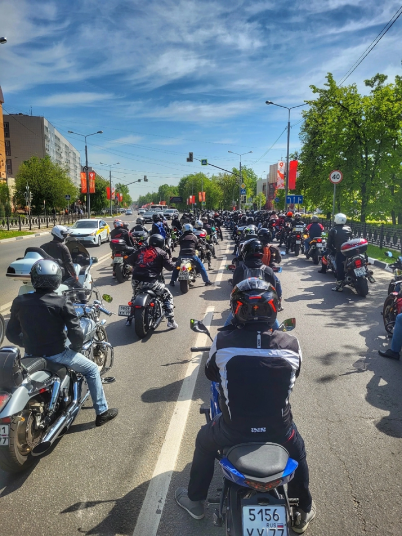 Домодедово, мотосезон, байкеры, открытие летнего сезона,