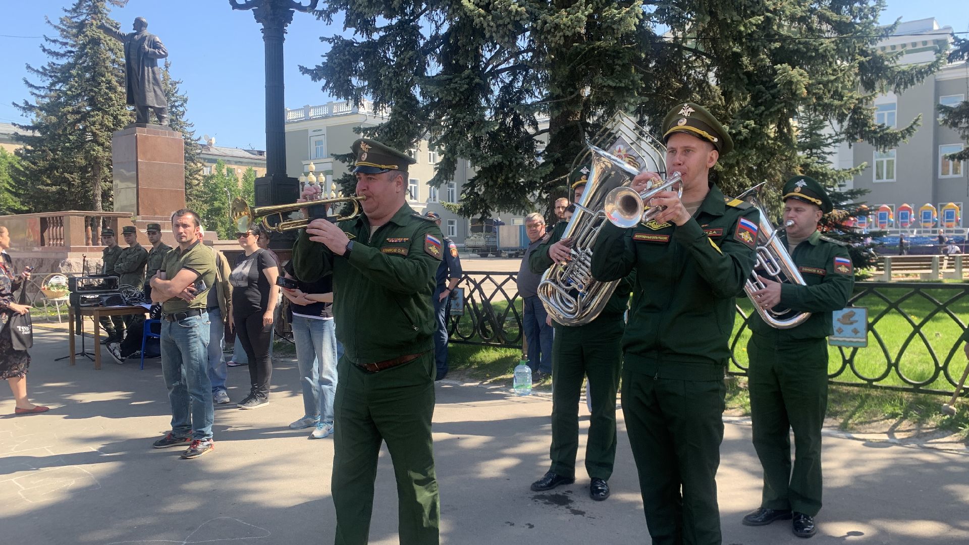 Ступино, Юнармия, смотр песни и строя