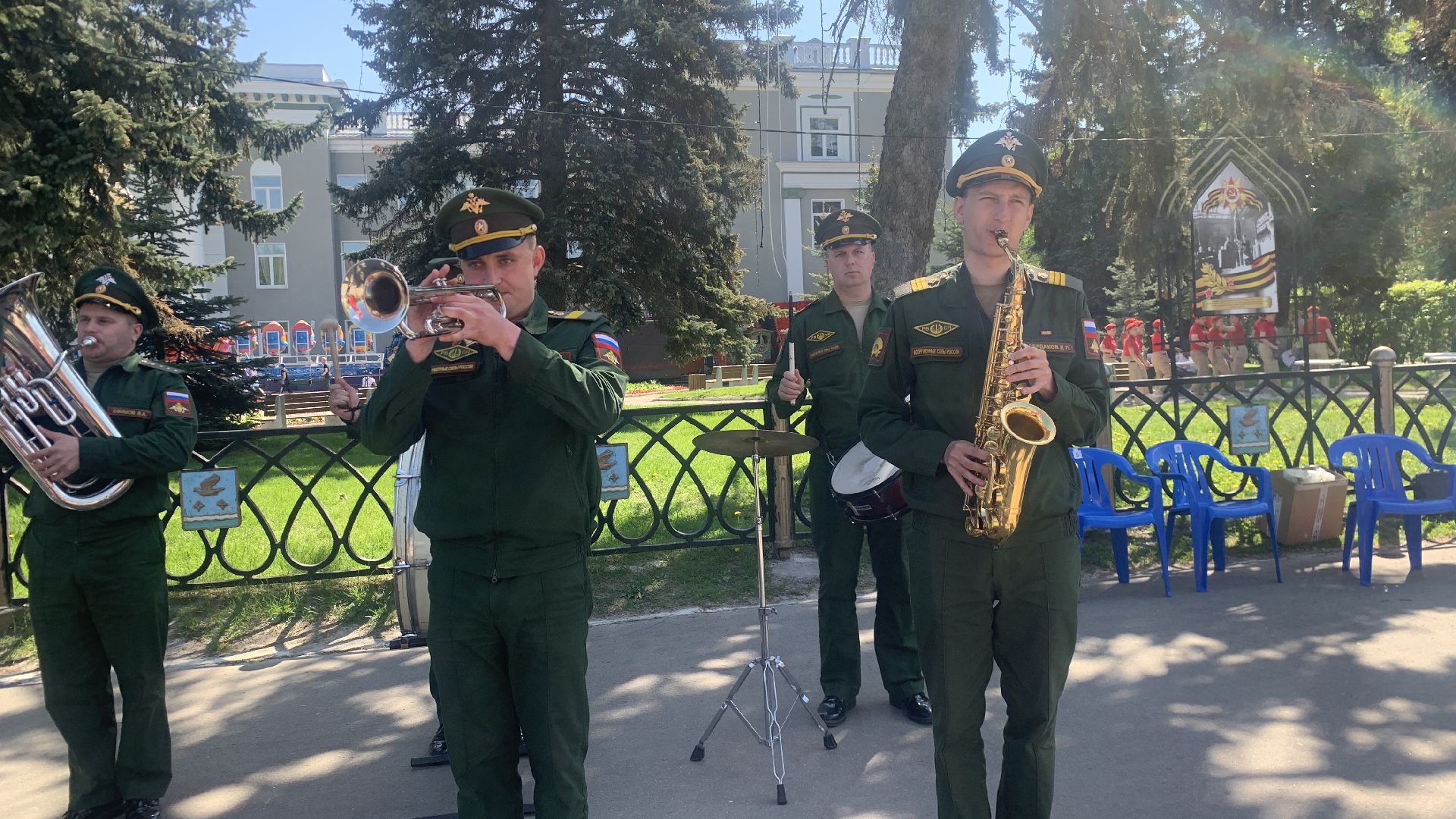 Ступино, Юнармия, смотр песни и строя