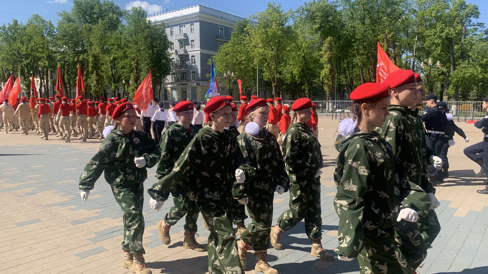 Ступино, Юнармия, смотр песни и строя