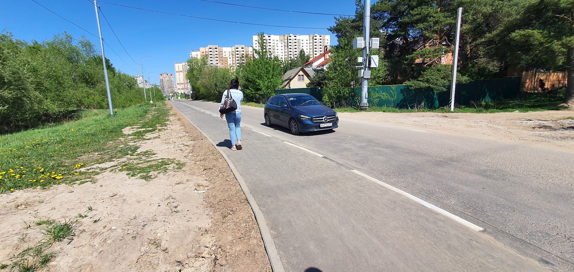 Домодедово Таун, тротуар