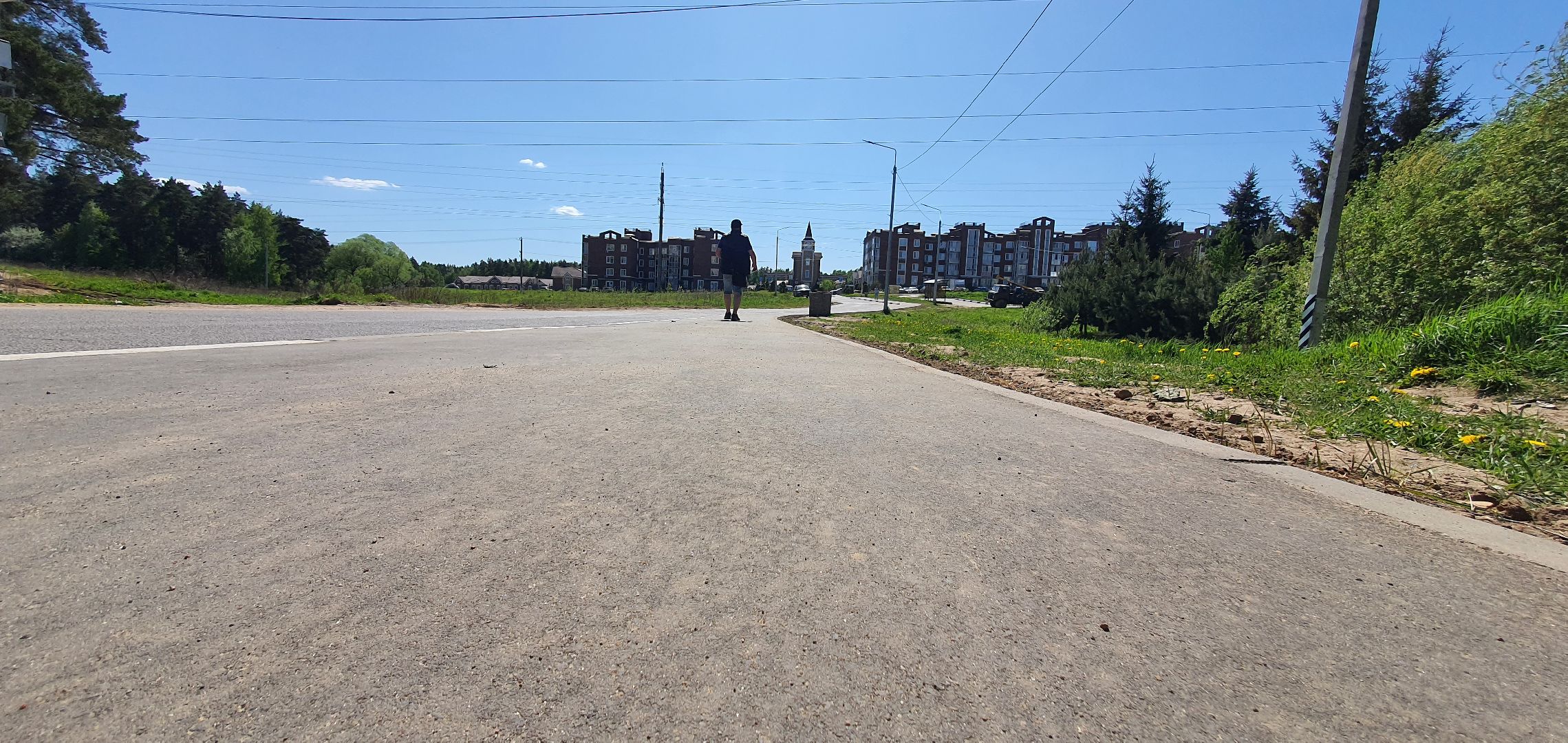 Домодедово Таун, тротуар