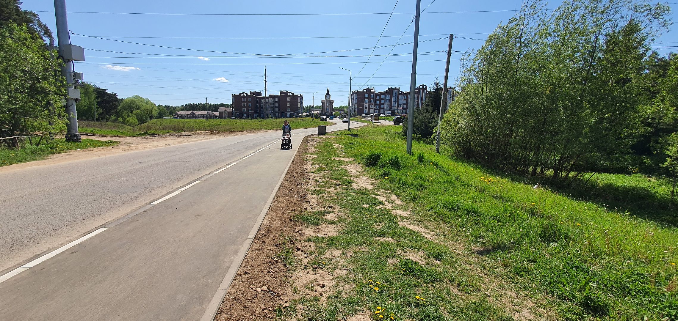 Домодедово Таун, тротуар