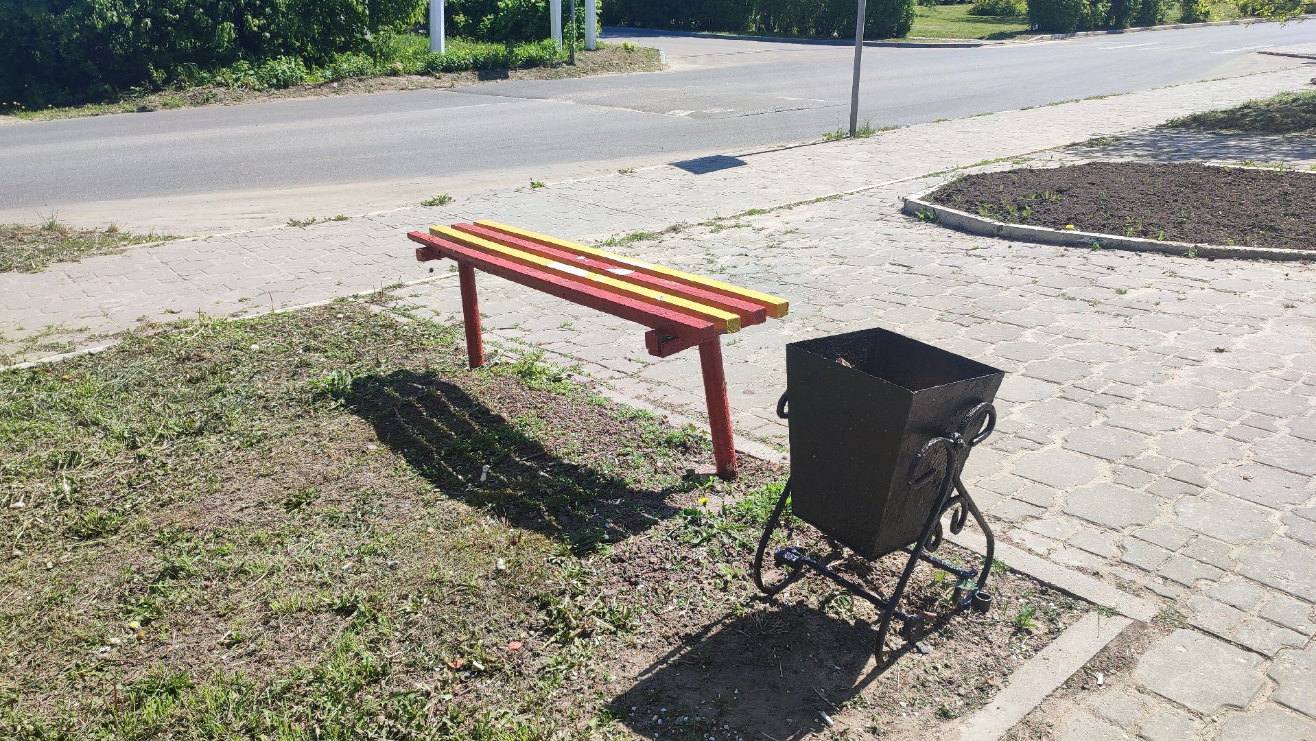 Кашира, ЖКХ, благоустройство, лавки, урны