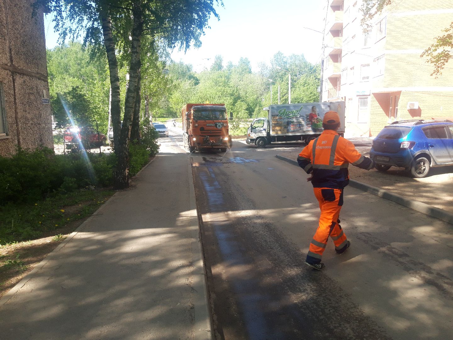 двор, доброе дело,