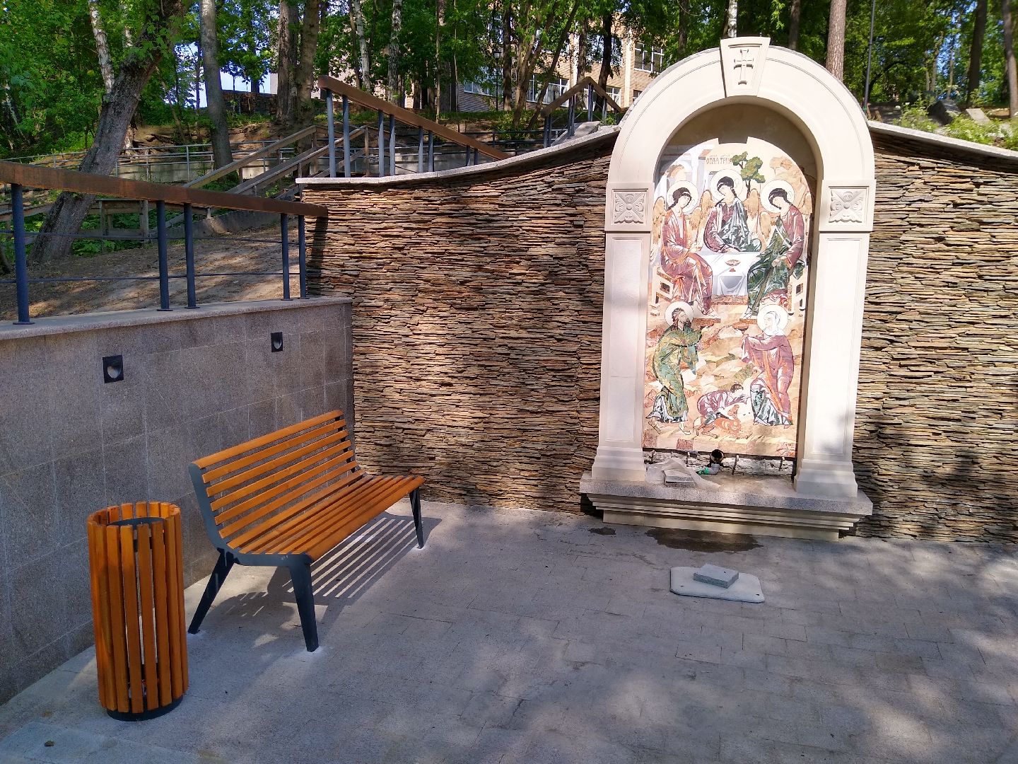 Раменское, благоустройство, парк, Икона Святой Троицы