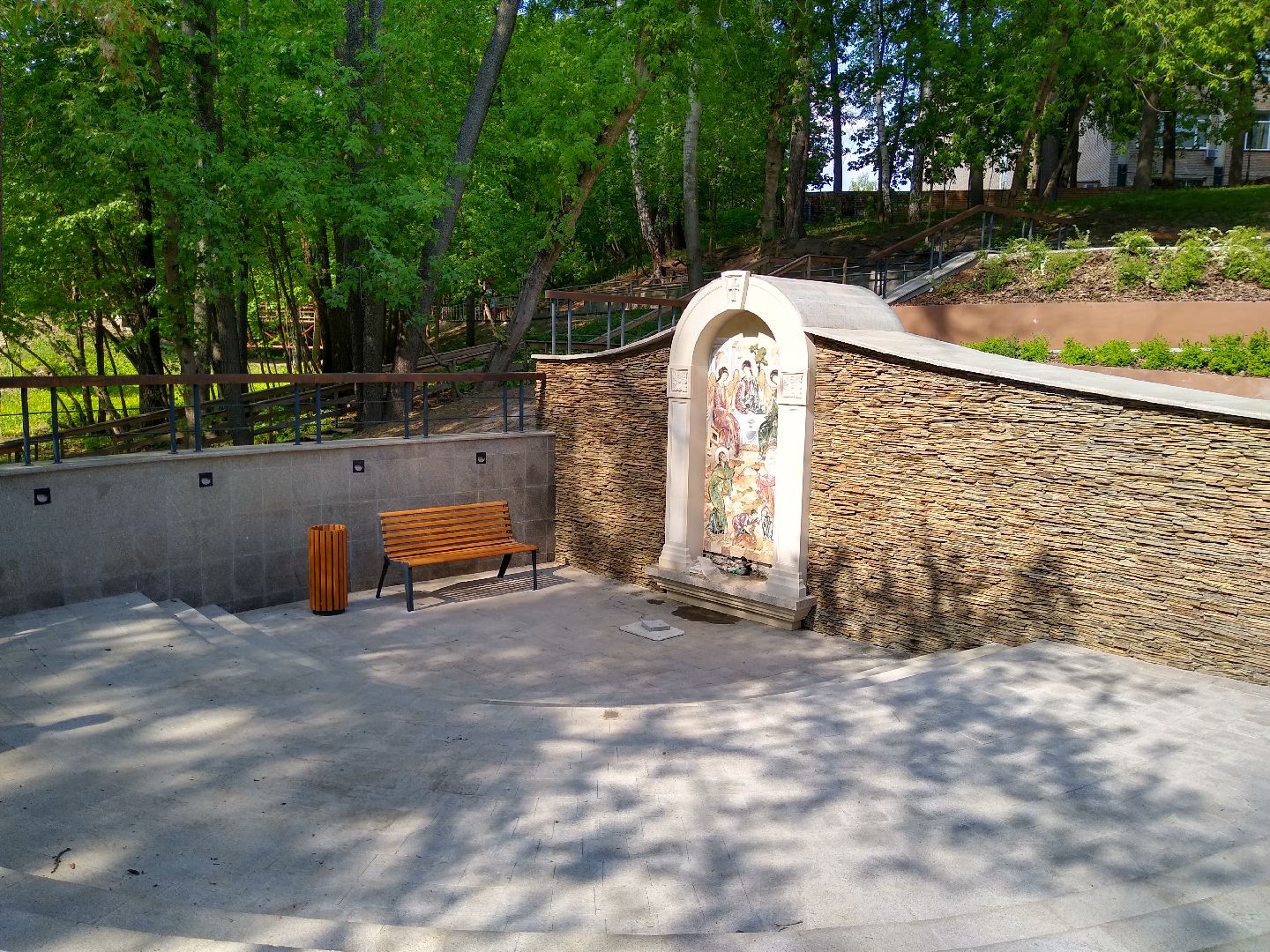 Раменское, благоустройство, парк, Икона Святой Троицы