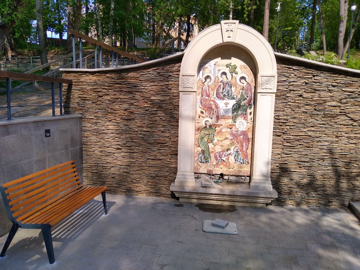 Раменское, благоустройство, парк, Икона Святой Троицы