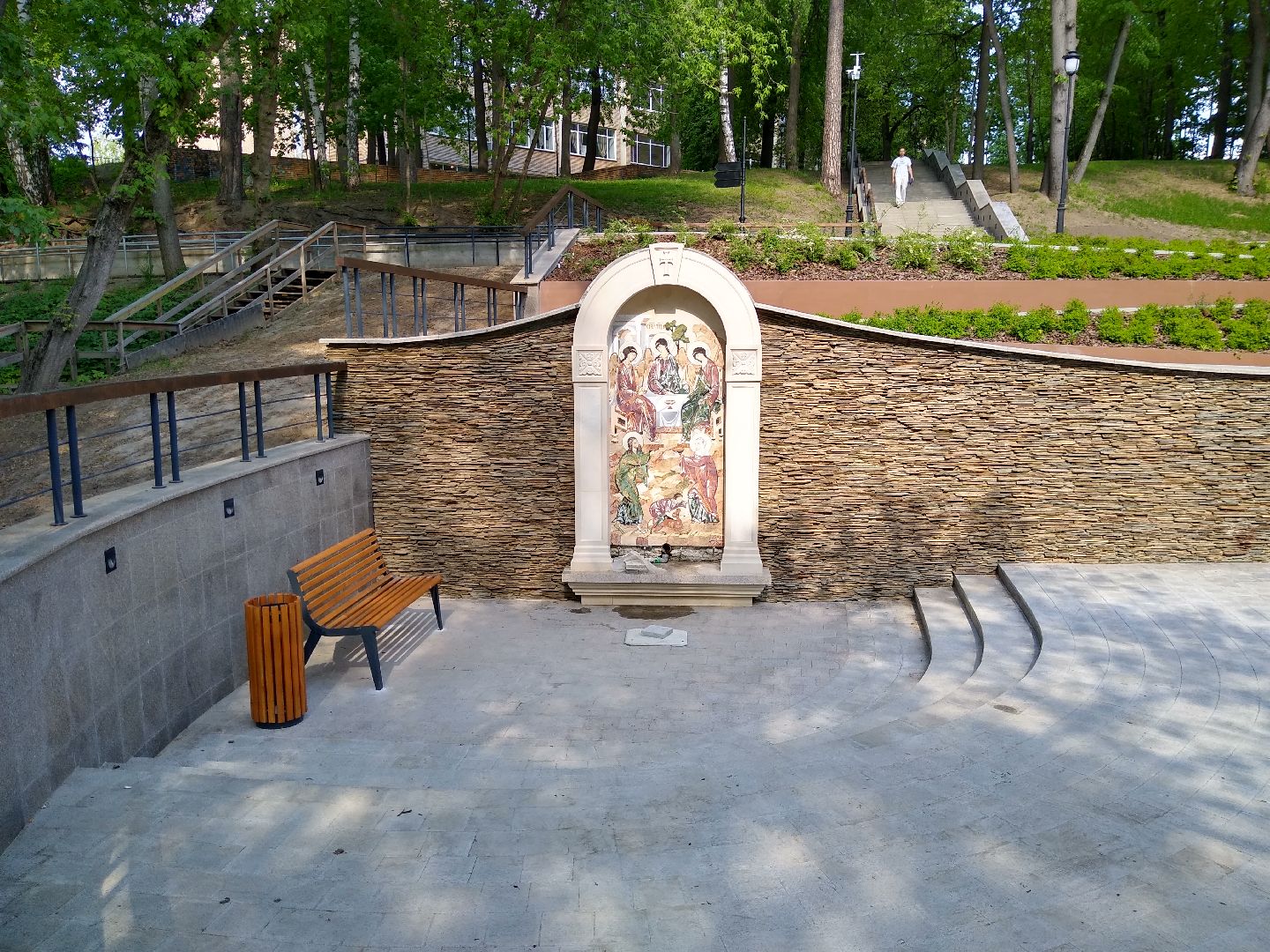 Раменское, благоустройство, парк, Икона Святой Троицы