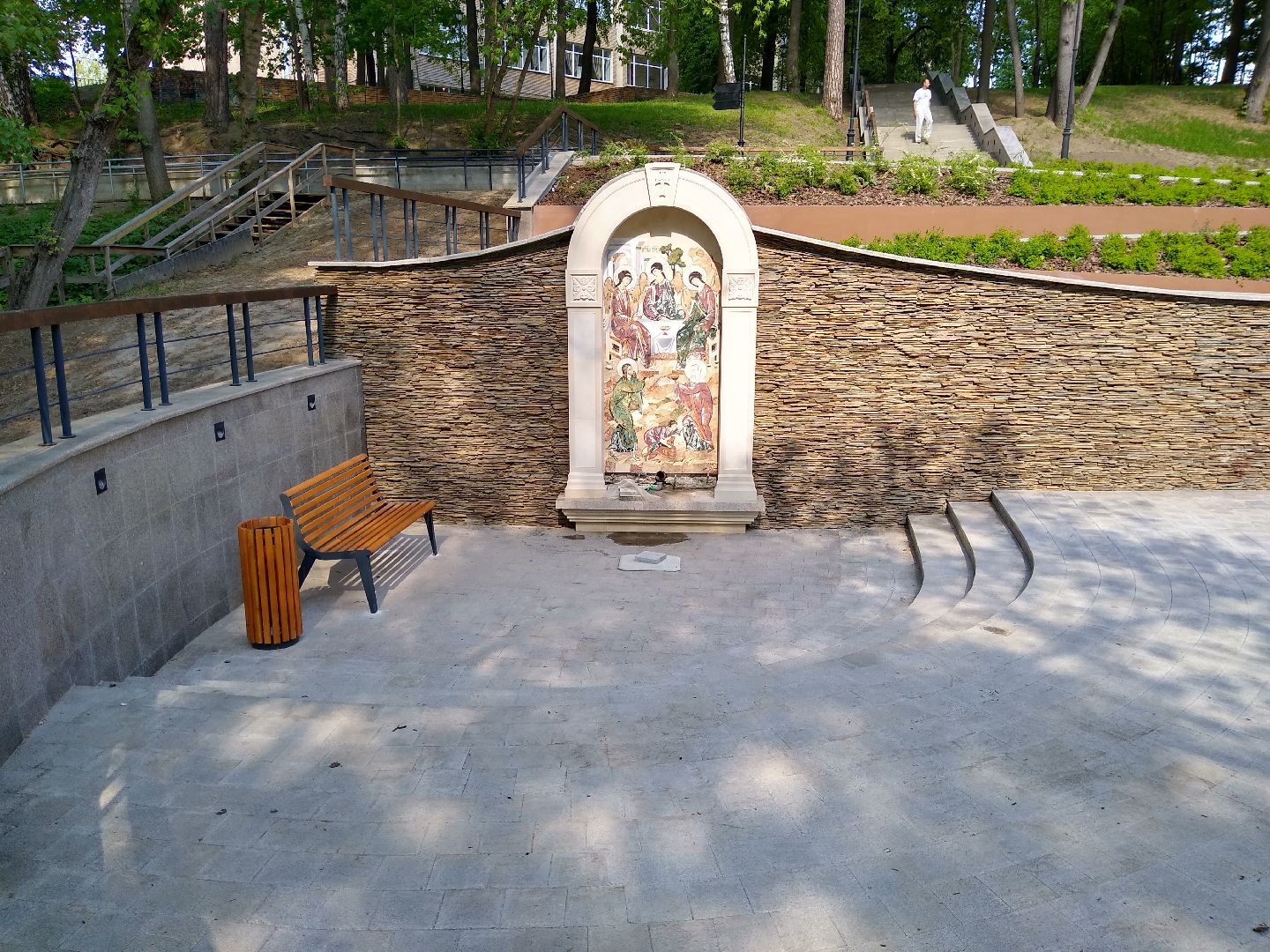 Раменское, благоустройство, парк, Икона Святой Троицы